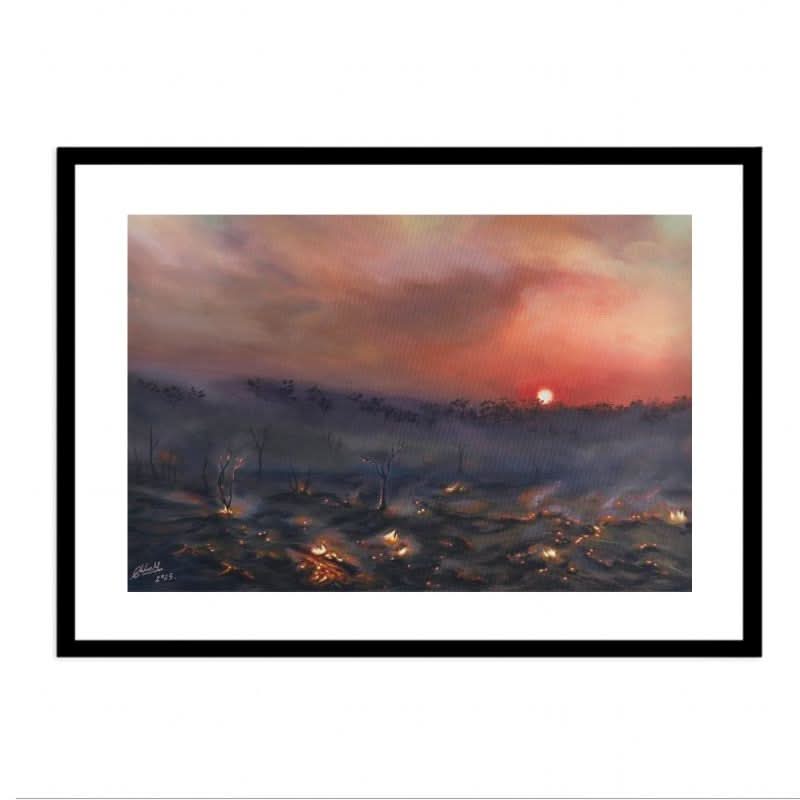 Sunset on Fire by Chloe Matthews