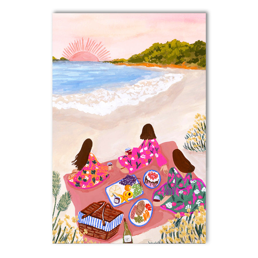 Beach Picnic by Sarah Gesek