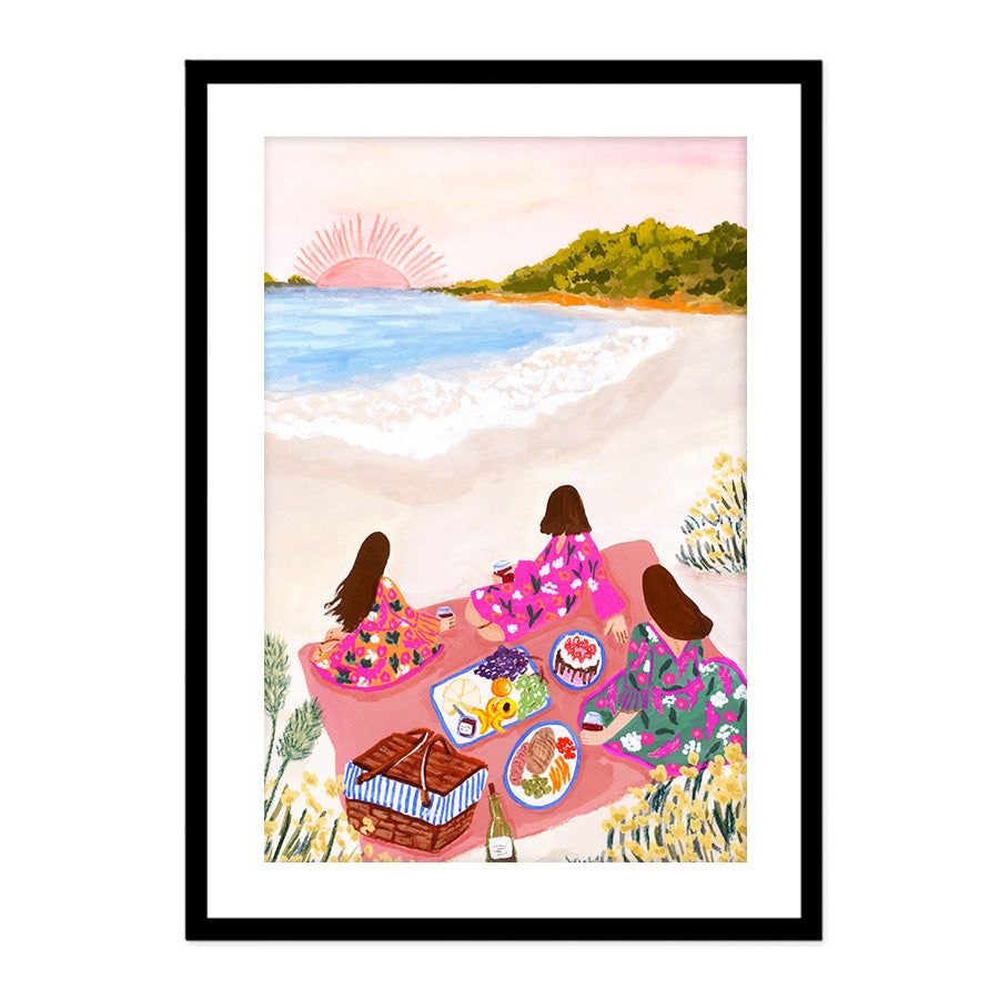 Beach Picnic by Sarah Gesek