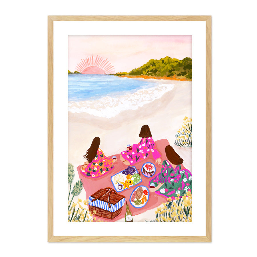 Beach Picnic by Sarah Gesek