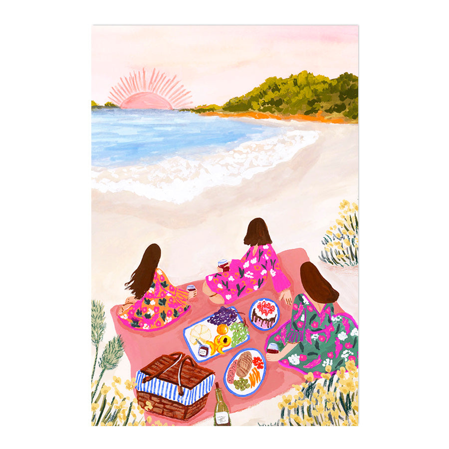 Beach Picnic by Sarah Gesek