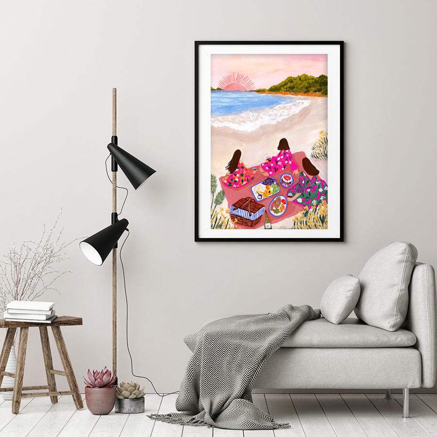 Beach Picnic by Sarah Gesek