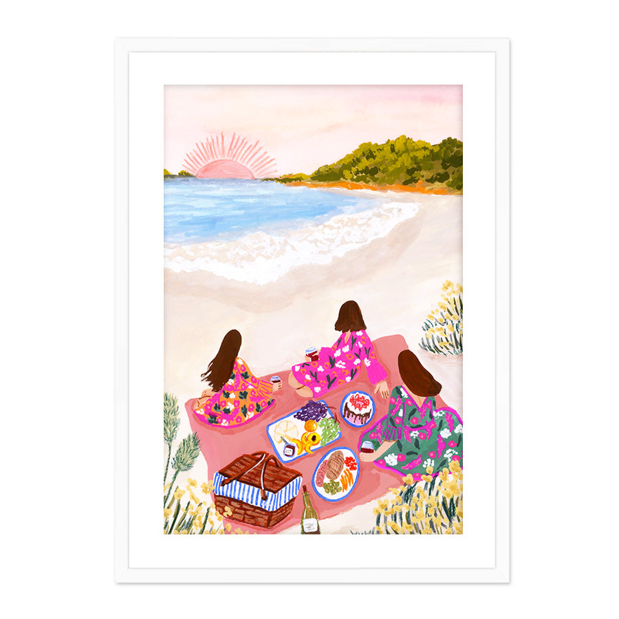 Beach Picnic by Sarah Gesek