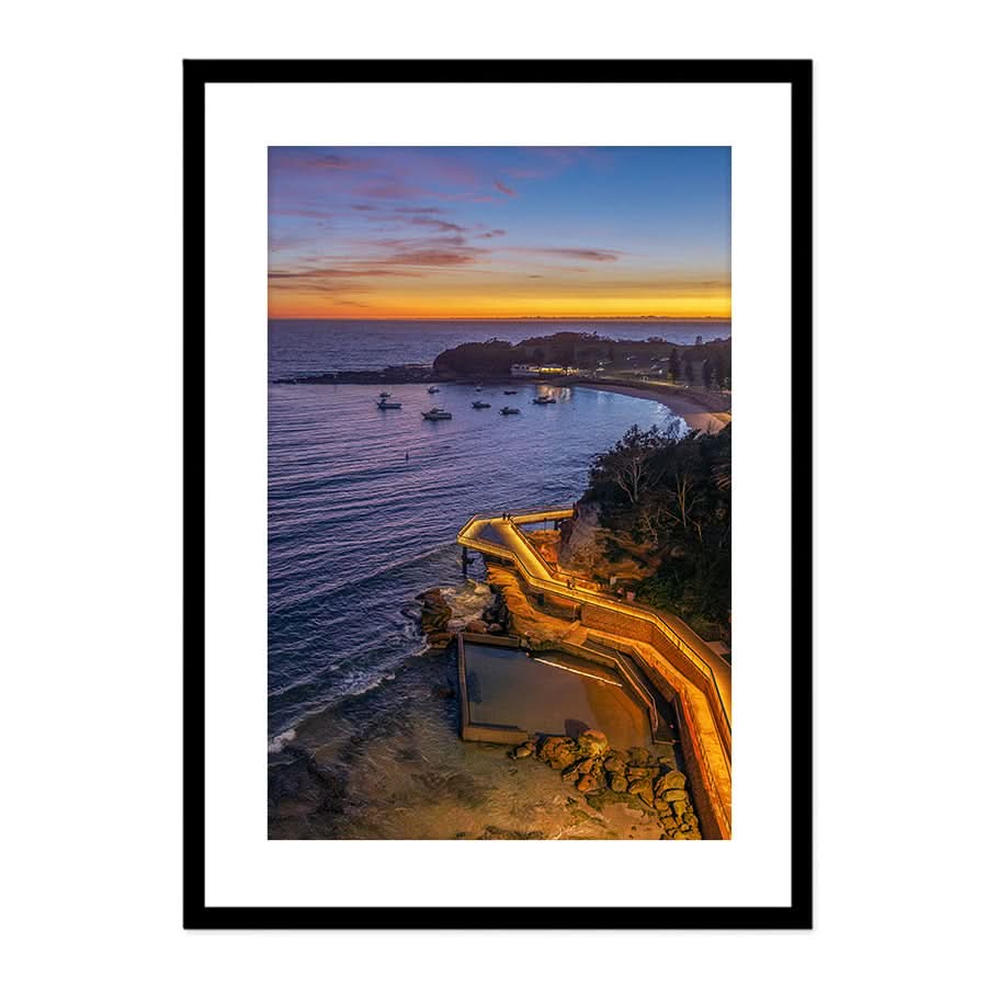 Dawn at Terrigal Boardwalk (Portrait) by TC Nguyen
