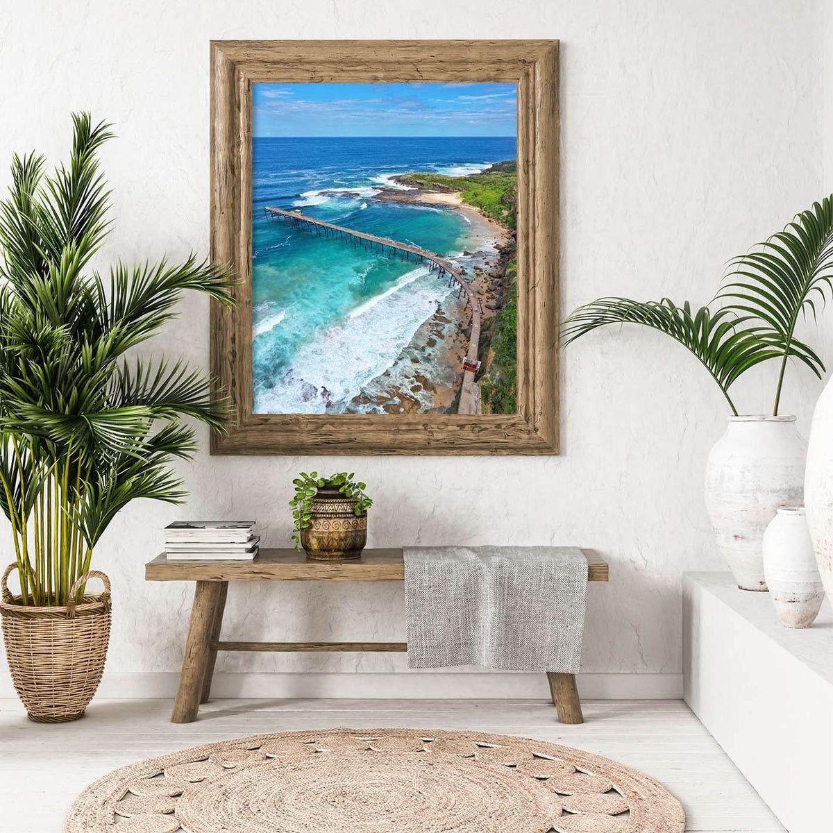 Blues and Greens of Catherine Hill Bay by Beata Young
