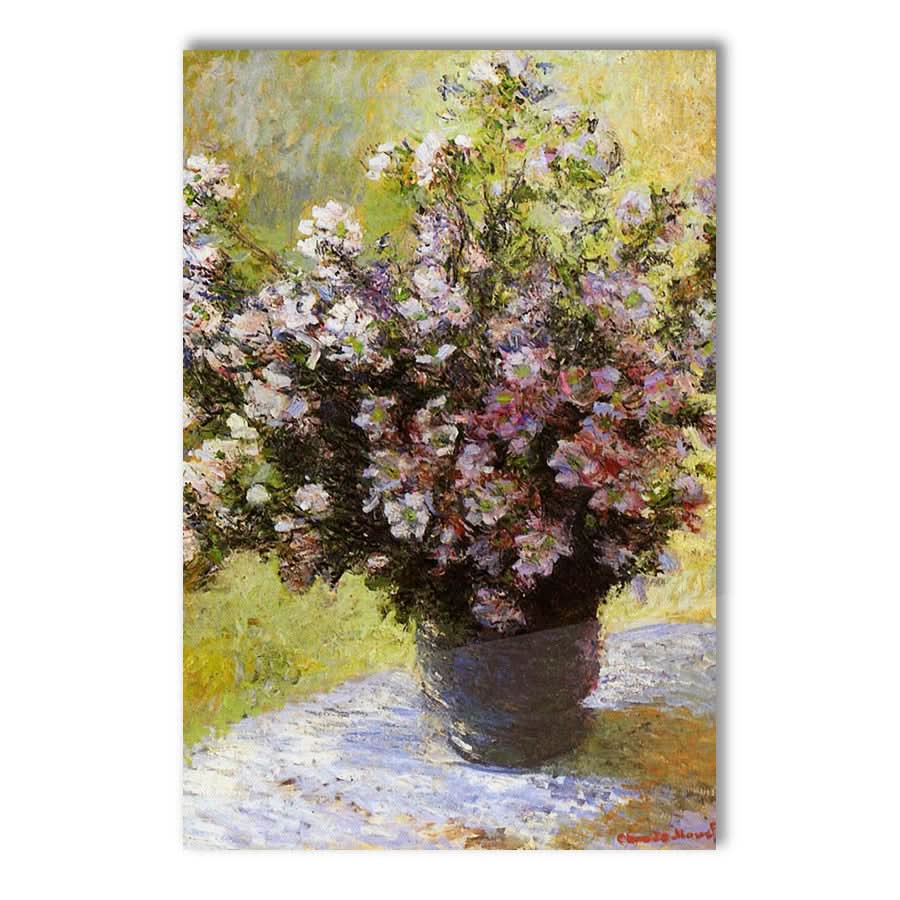 Bouquet of Mallows by Claude Monet