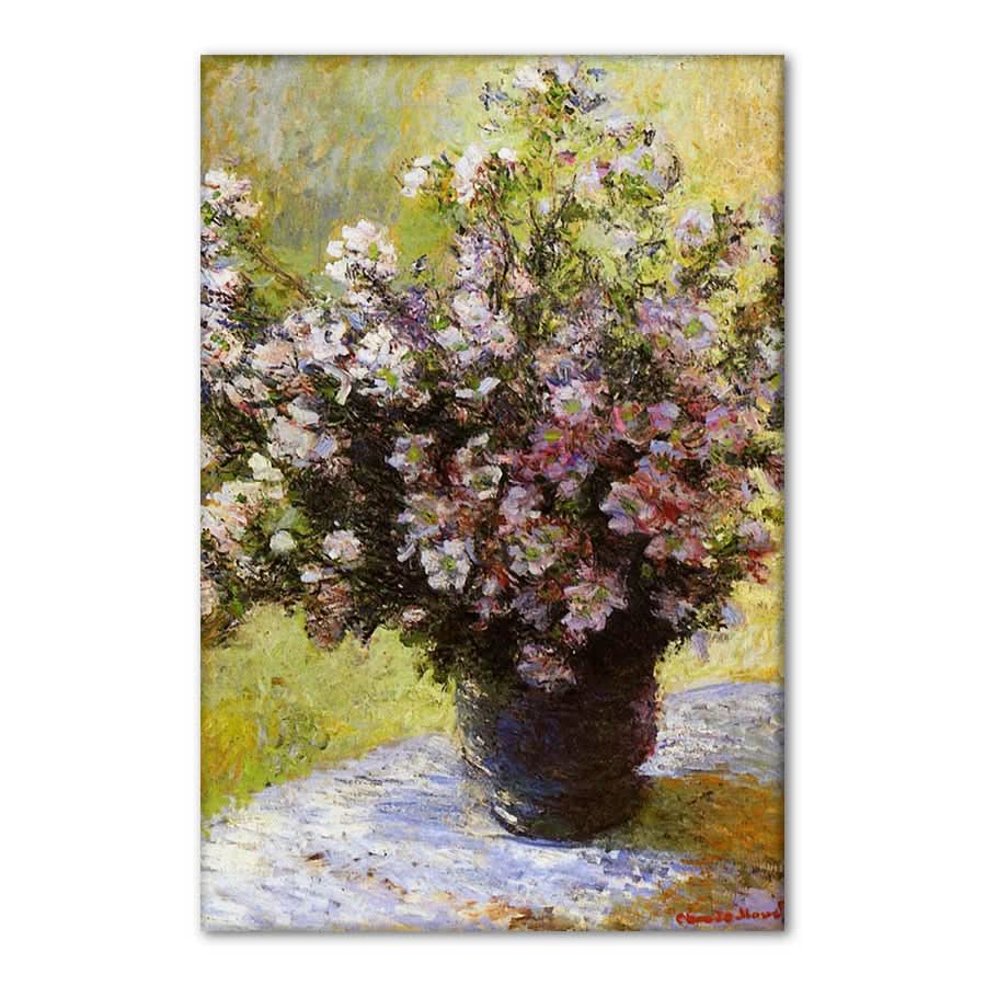 Bouquet of Mallows by Claude Monet