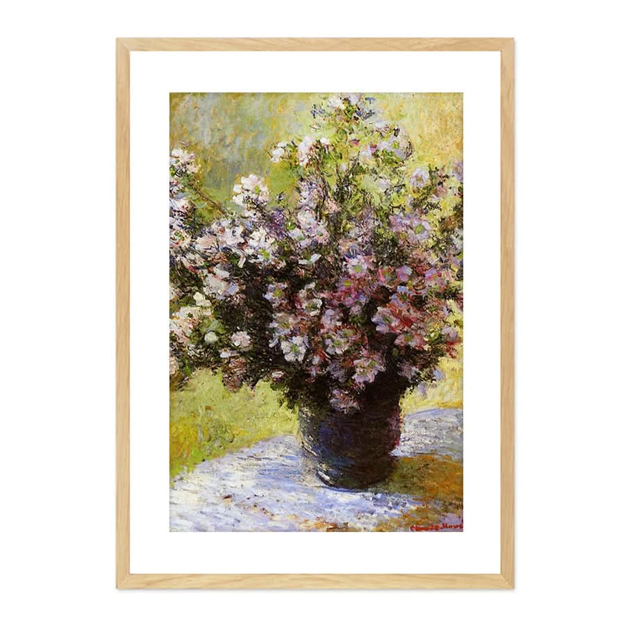 Bouquet of Mallows by Claude Monet