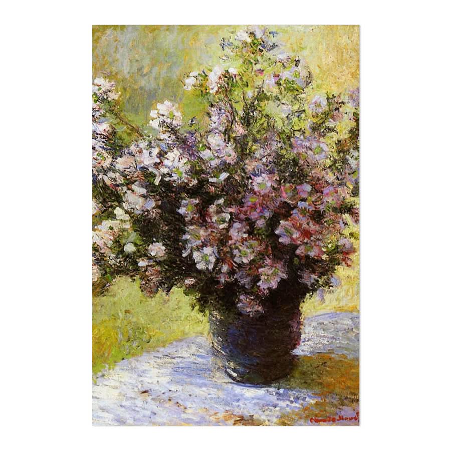 Bouquet of Mallows by Claude Monet