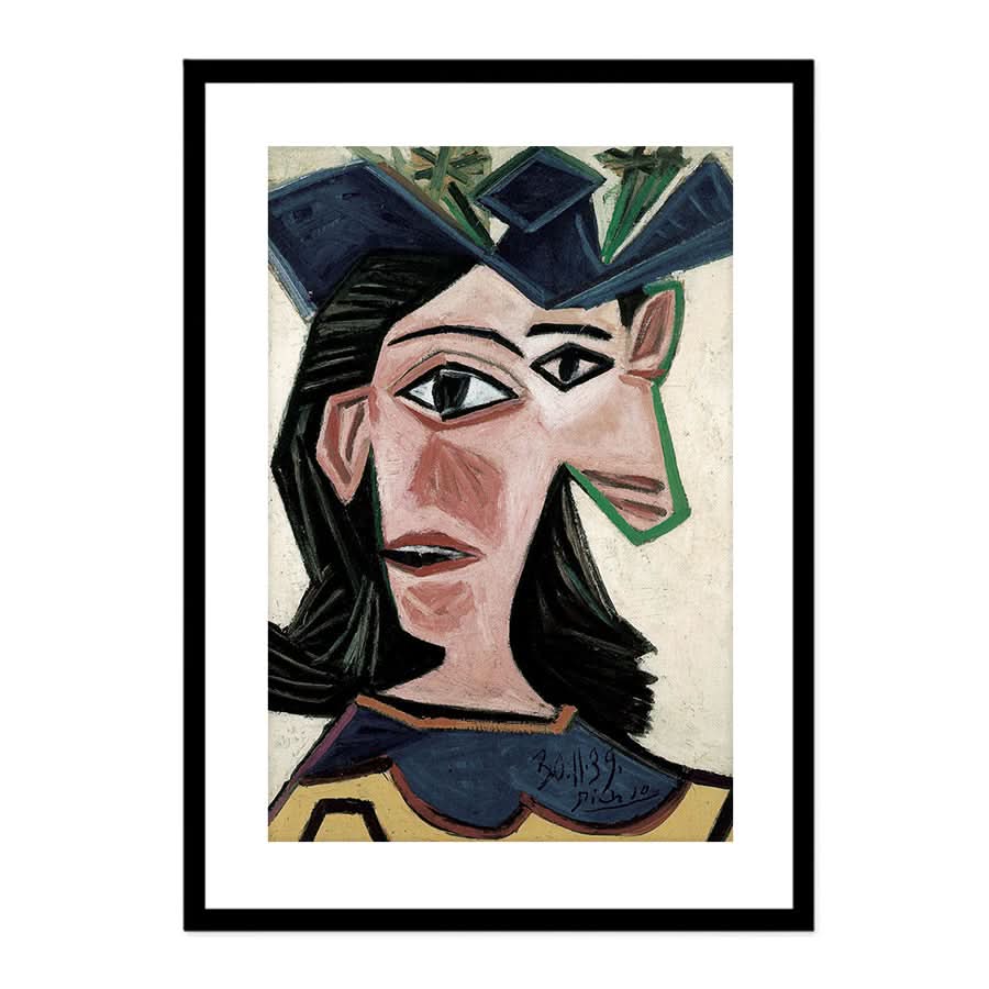Bust of Woman with Hat (Dora) by Pablo Picasso
