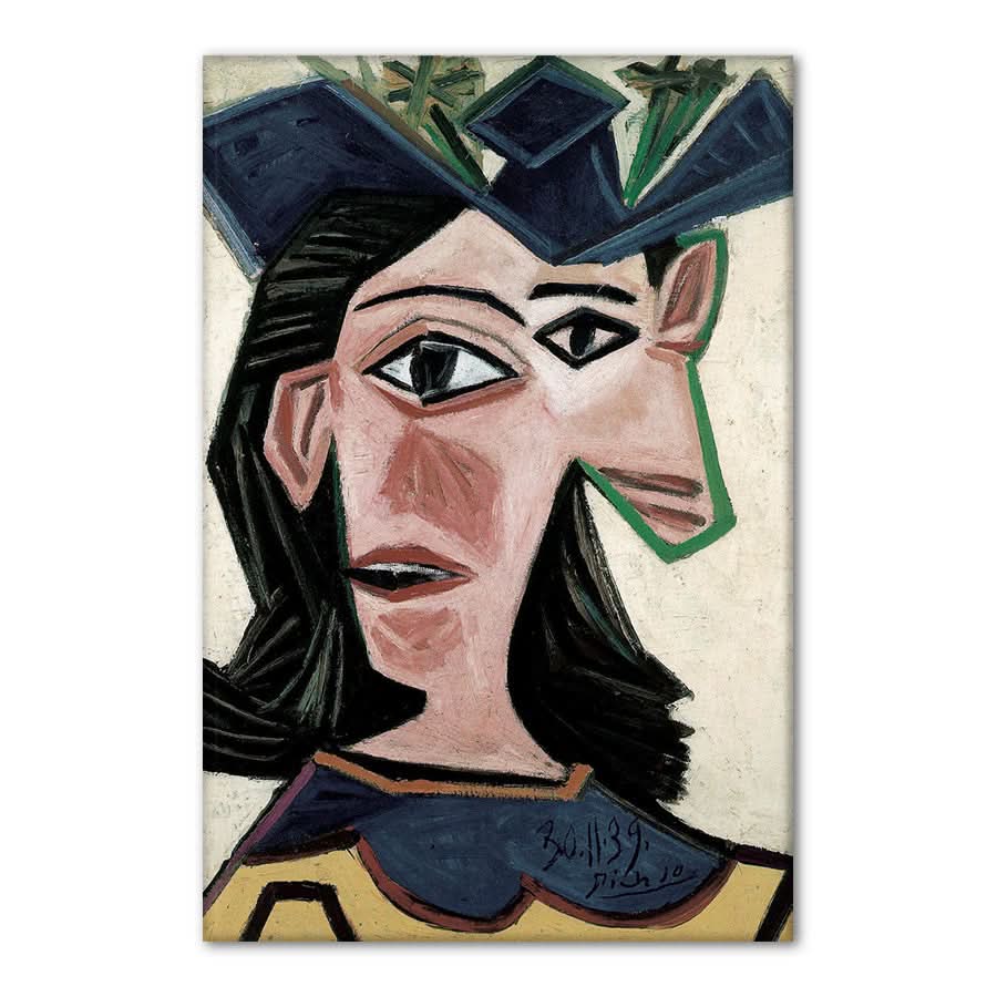 Bust of Woman with Hat (Dora) by Pablo Picasso
