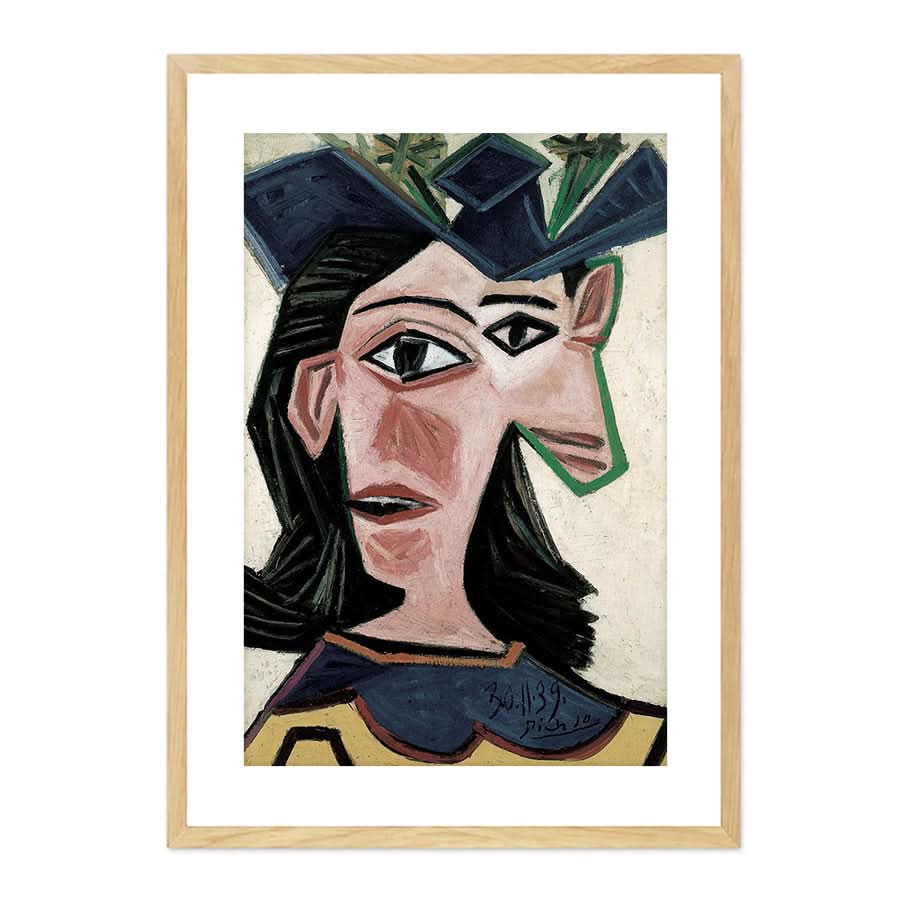 Bust of Woman with Hat (Dora) by Pablo Picasso