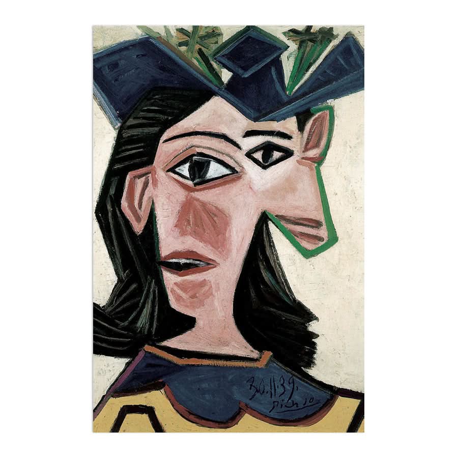 Bust of Woman with Hat (Dora) by Pablo Picasso