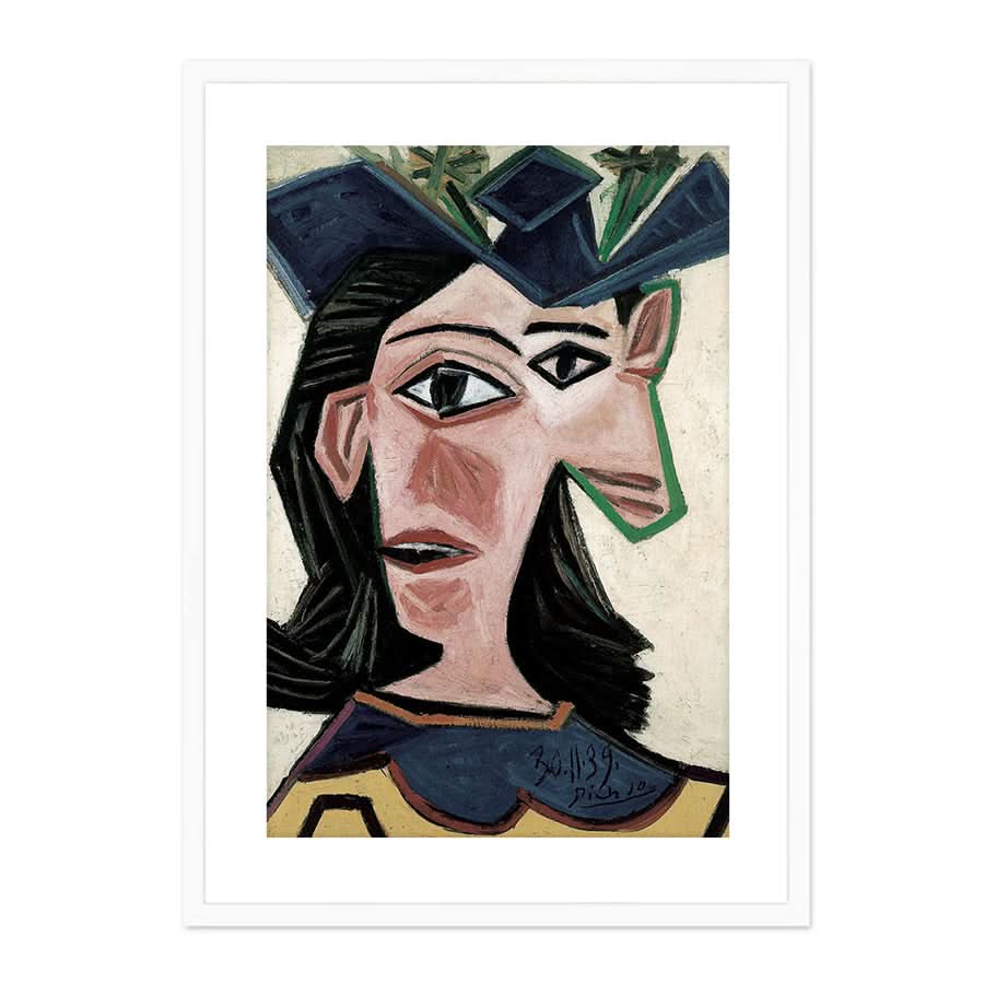 Bust of Woman with Hat (Dora) by Pablo Picasso