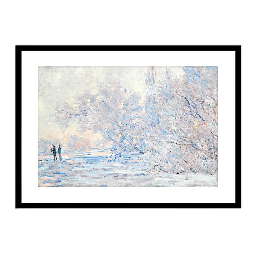 Frost at Giverny by Claude Monet