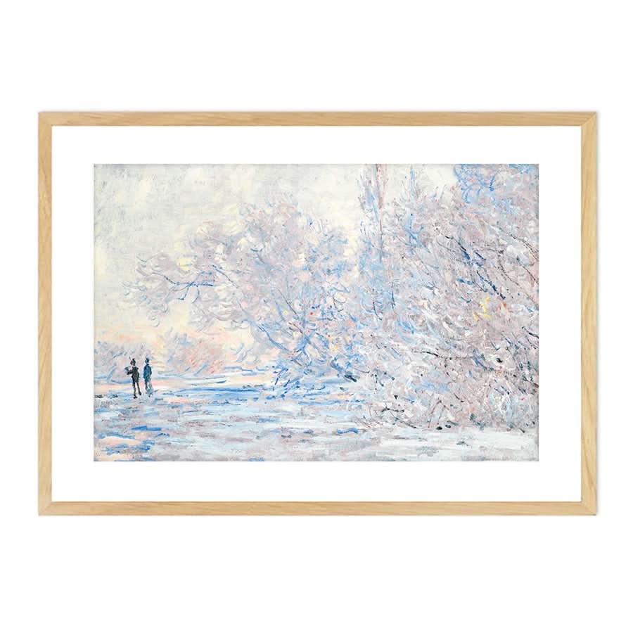 Frost at Giverny by Claude Monet