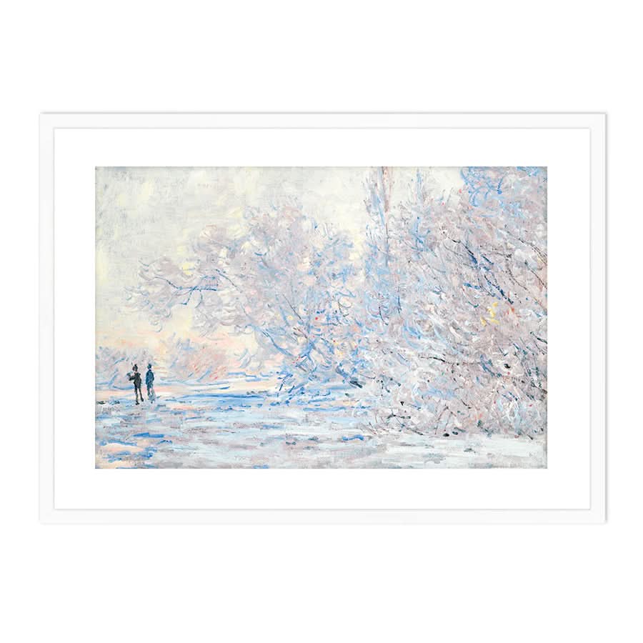 Frost at Giverny by Claude Monet