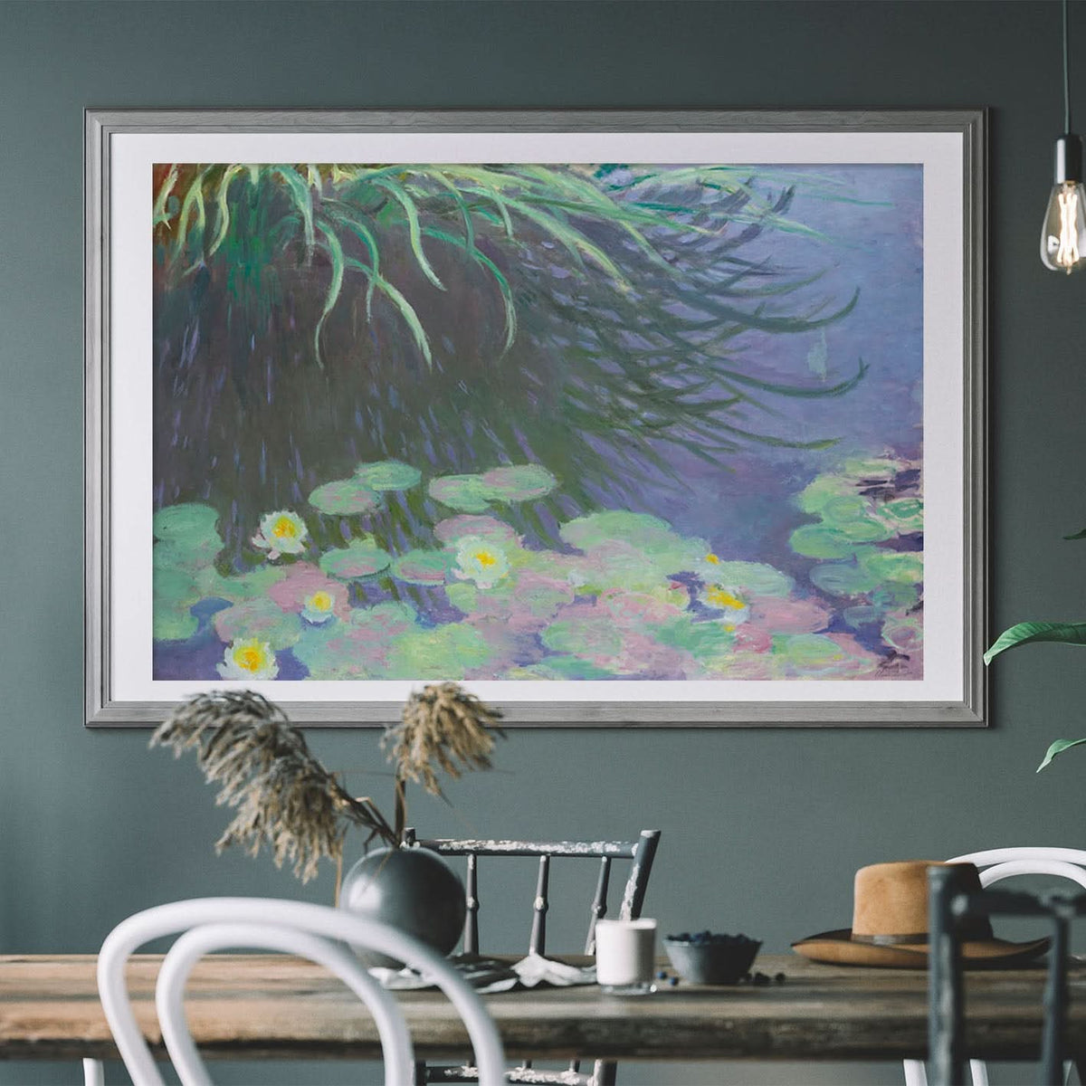 Water Lilies, Reflections of Tall Grass by Claude Monet