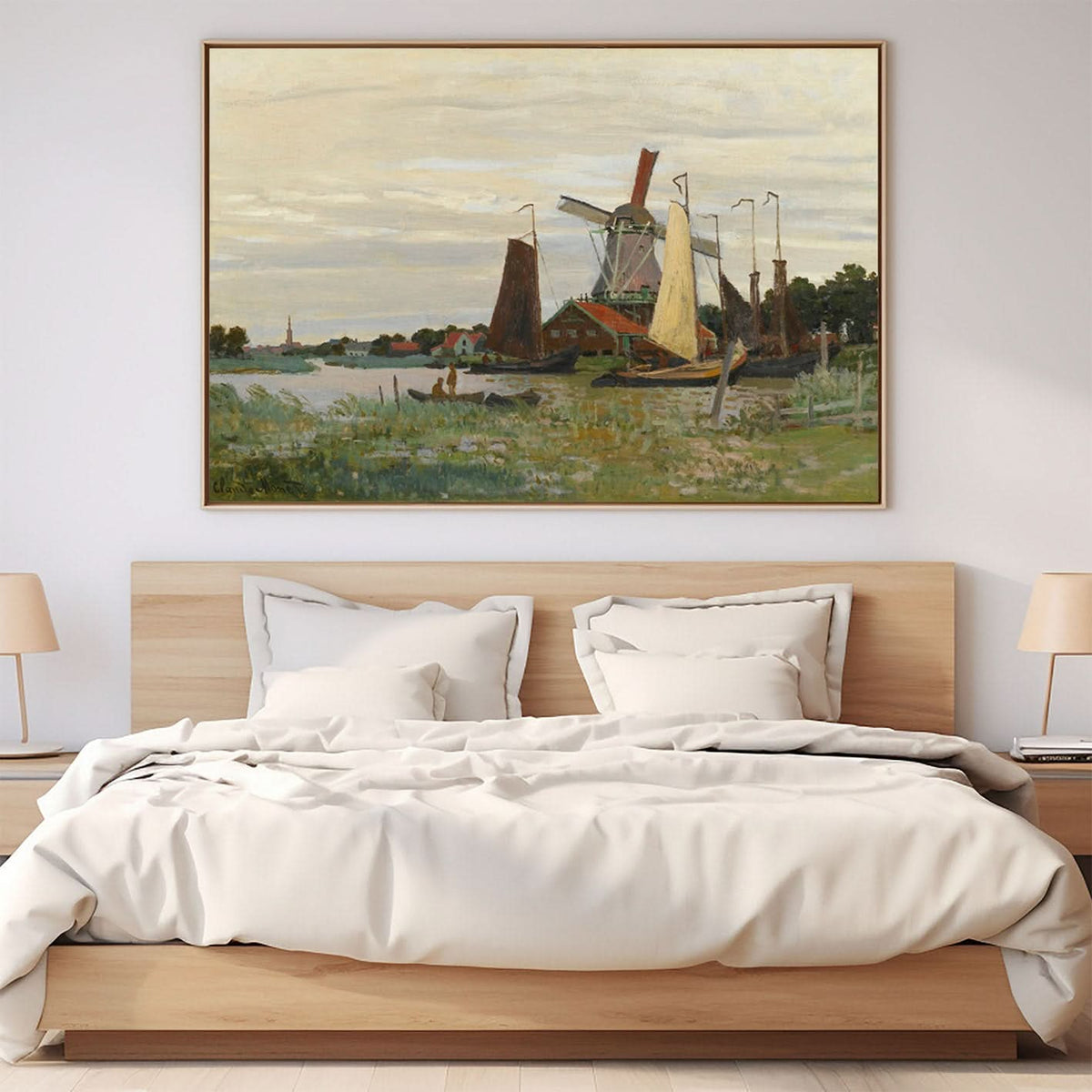A Mill at Zaandam by Claude Monet