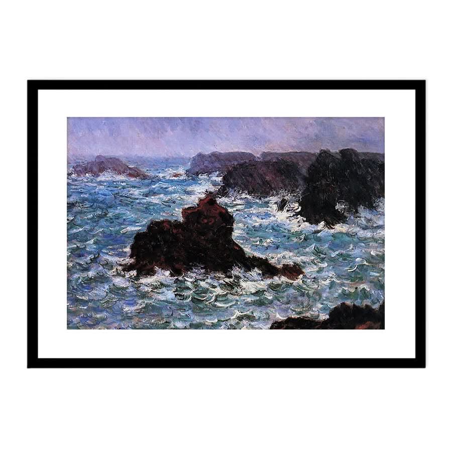Belle-Ile, Rain Effect by Claude Monet