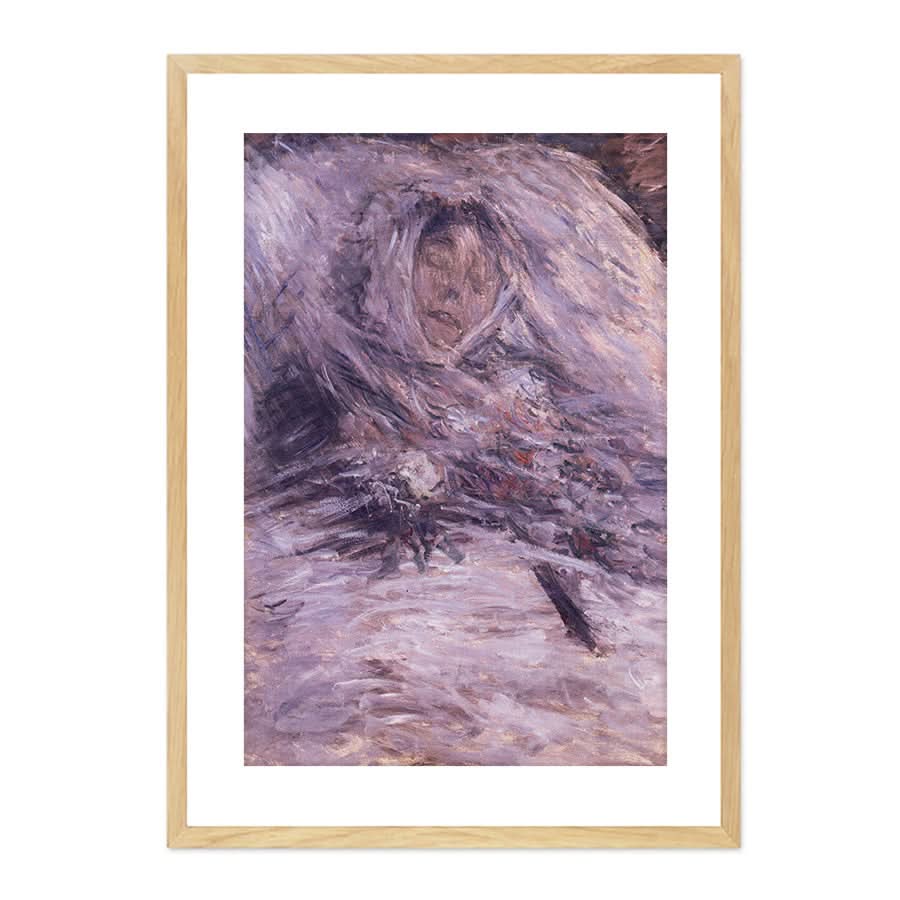 Camille Monet on her Deathbed by Claude Monet