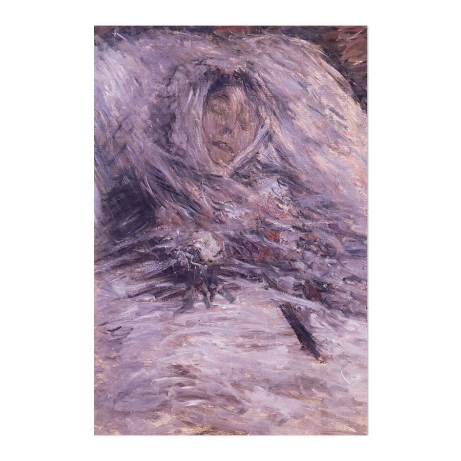Camille Monet on her Deathbed by Claude Monet