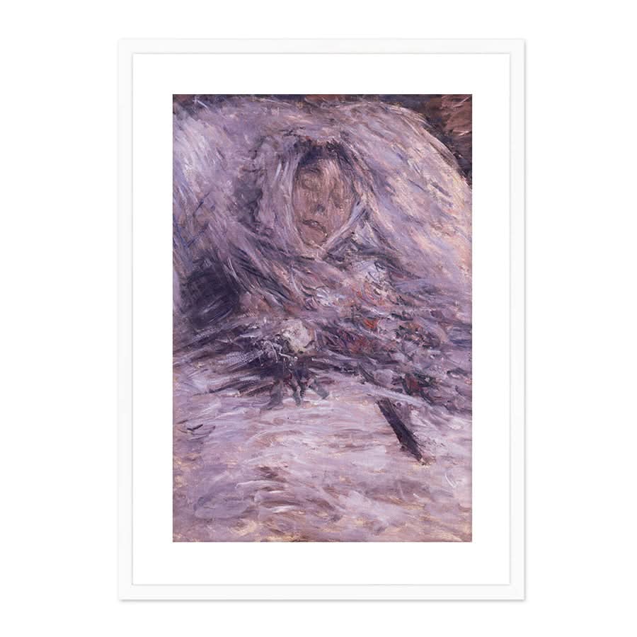 Camille Monet on her Deathbed by Claude Monet
