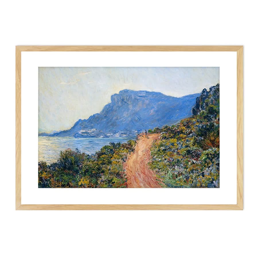 La Corniche near Monaco by Claude Monet