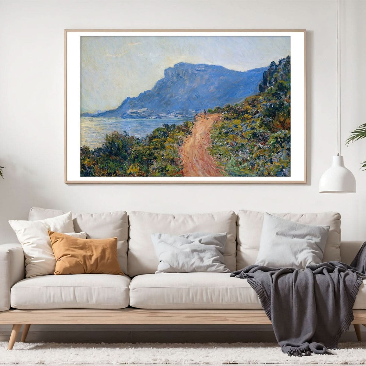 La Corniche near Monaco by Claude Monet