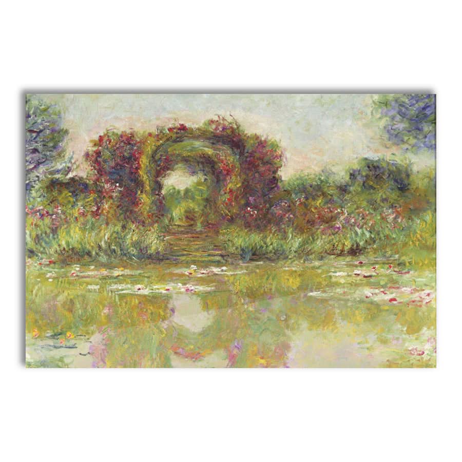 The Rose Arches at Giverny by Claude Monet