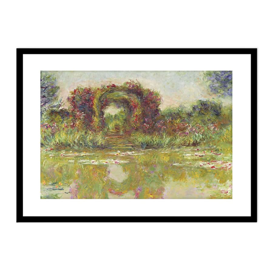 The Rose Arches at Giverny by Claude Monet