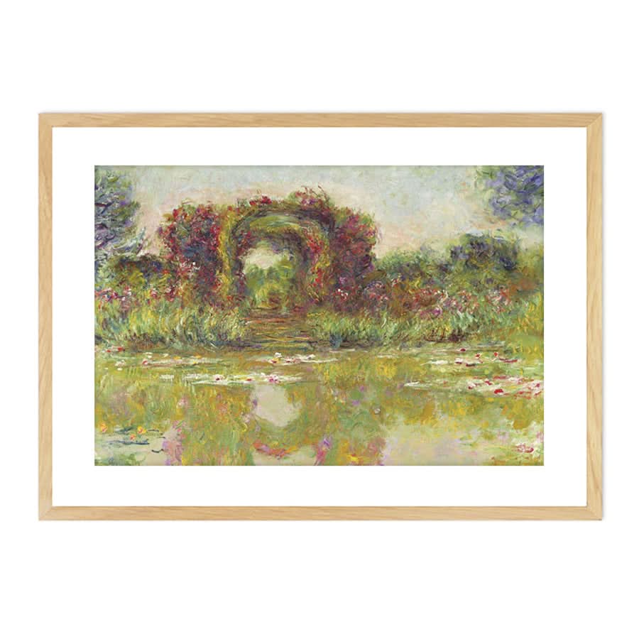 The Rose Arches at Giverny by Claude Monet