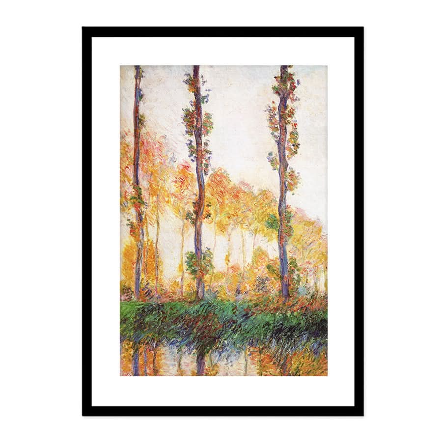 Poplars, Autumn by Claude Monet