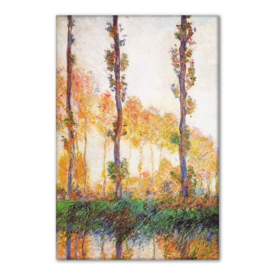 Poplars, Autumn by Claude Monet