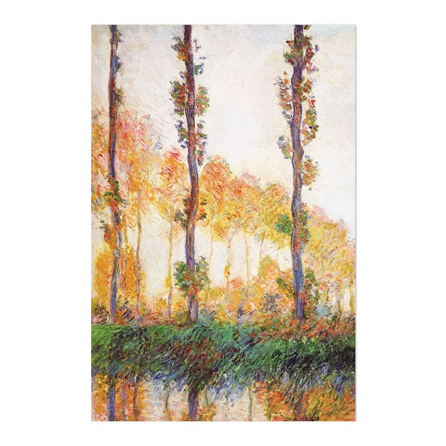 Poplars, Autumn by Claude Monet