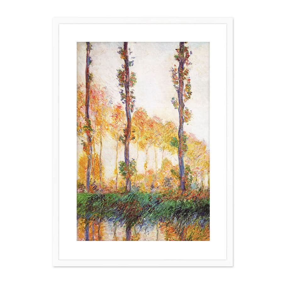 Poplars, Autumn by Claude Monet