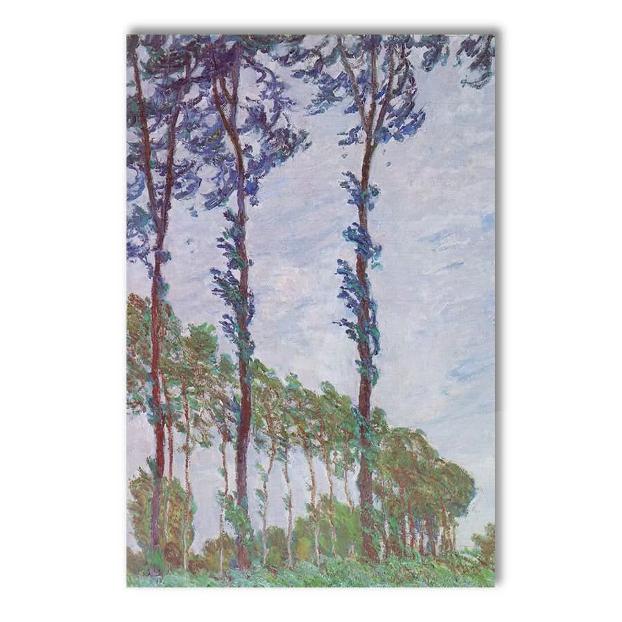Poplars, Wind Effect by Claude Monet