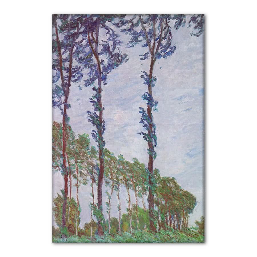 Poplars, Wind Effect by Claude Monet