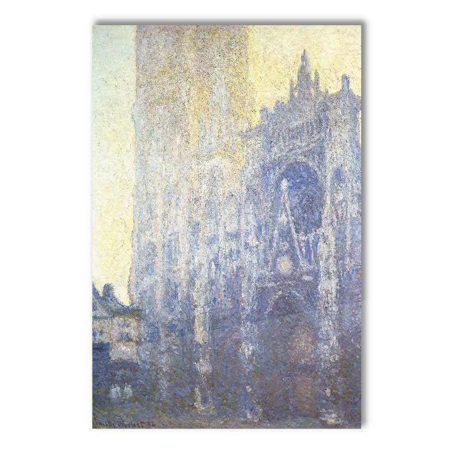 Rouen Cathedral Facade and Tour of AlbaneI by Claude Monet