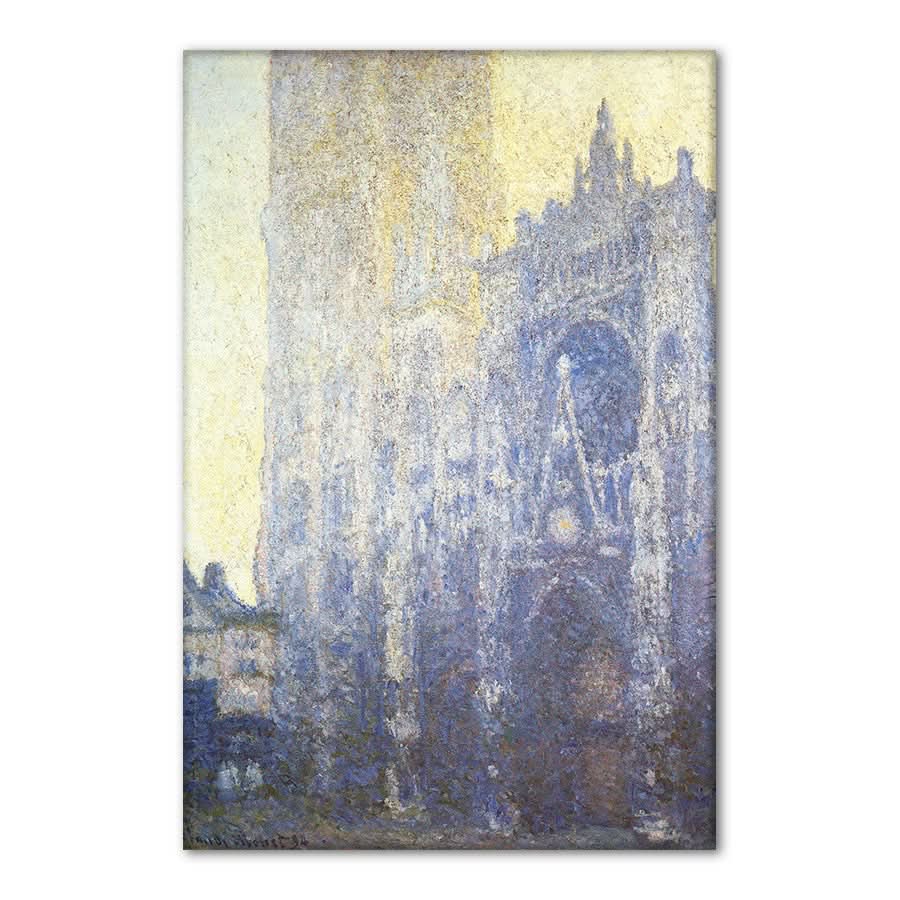 Rouen Cathedral Facade and Tour of AlbaneI by Claude Monet