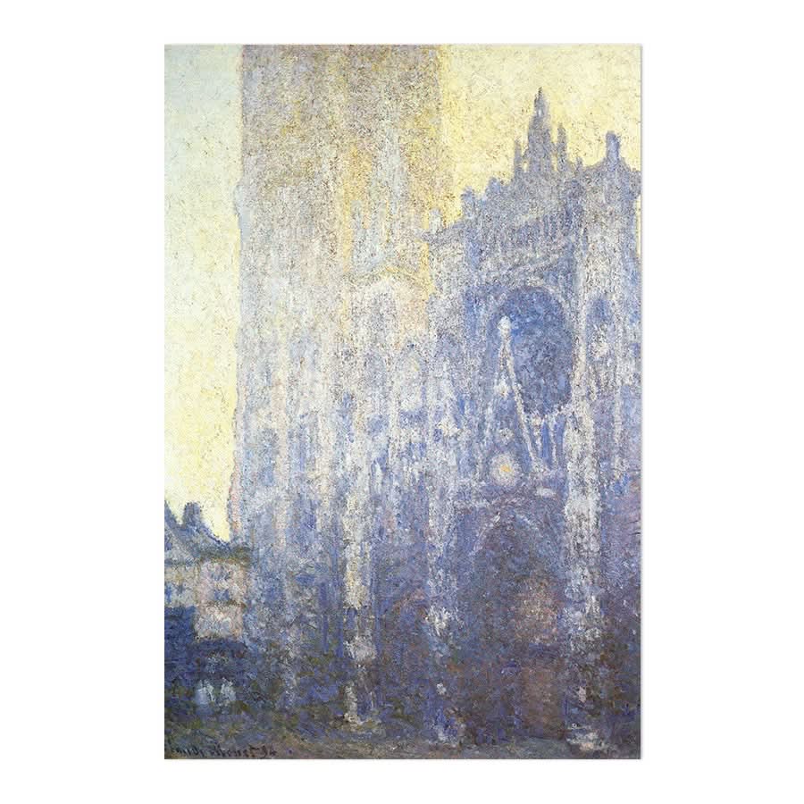 Rouen Cathedral Facade and Tour of AlbaneI by Claude Monet