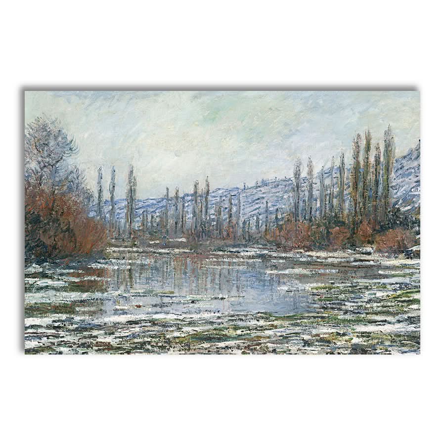 The Thaw at Vetheuil by Claude Monet