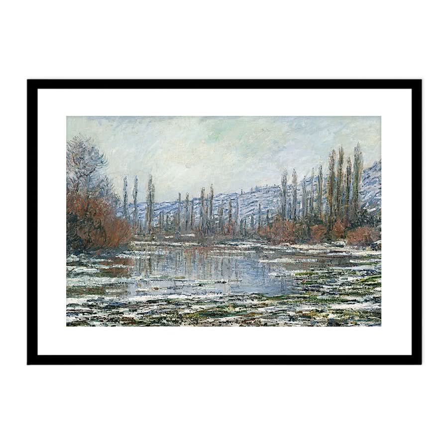 The Thaw at Vetheuil by Claude Monet