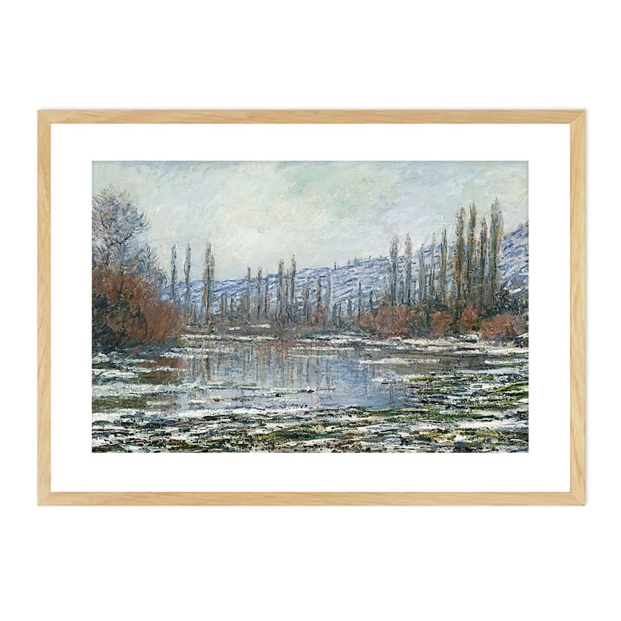 The Thaw at Vetheuil by Claude Monet