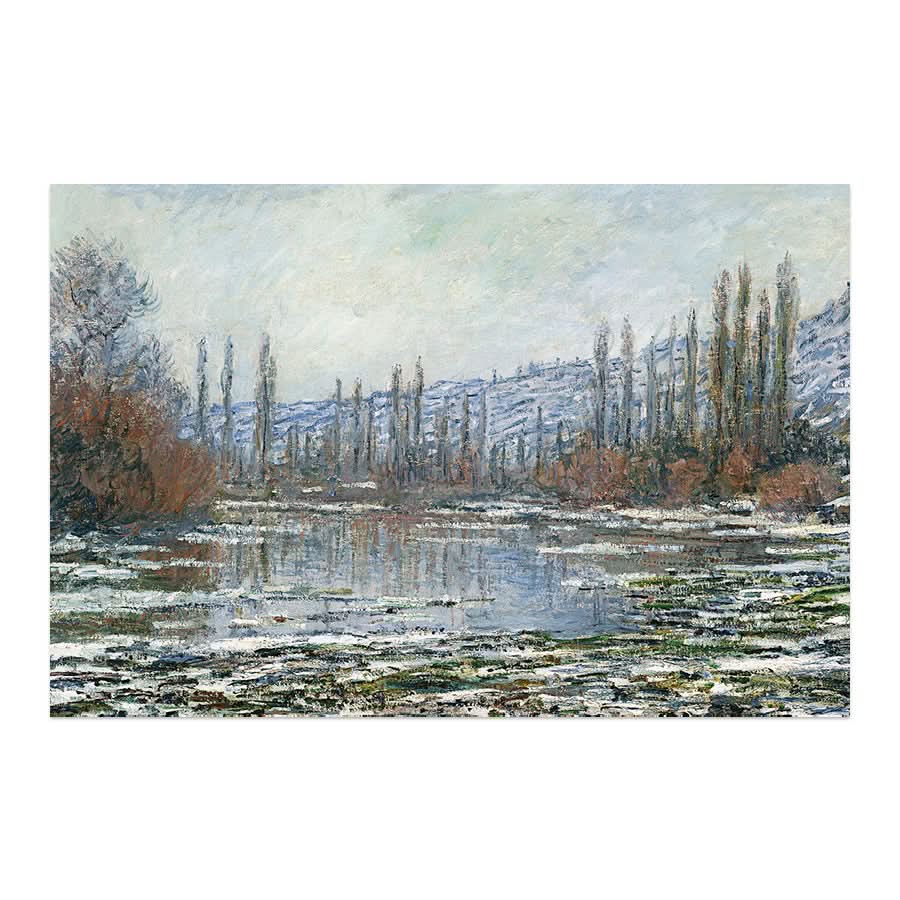 The Thaw at Vetheuil by Claude Monet