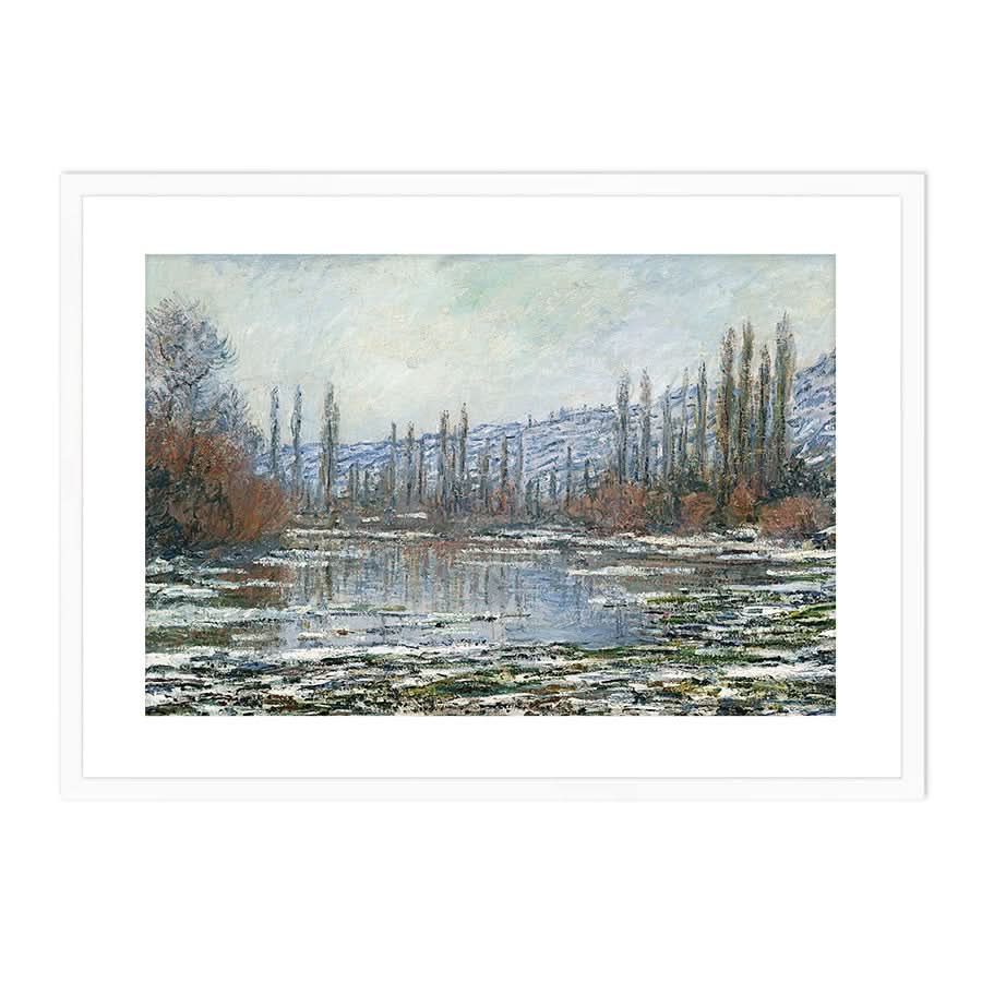 The Thaw at Vetheuil by Claude Monet