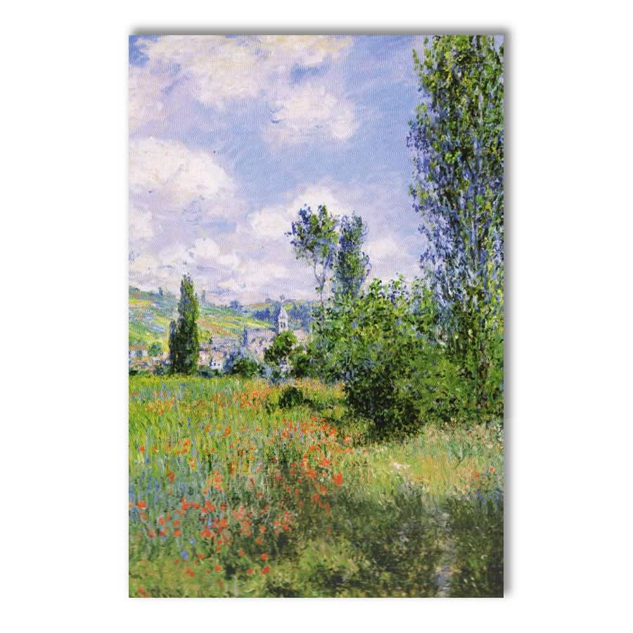 View of Vétheuil by Claude Monet