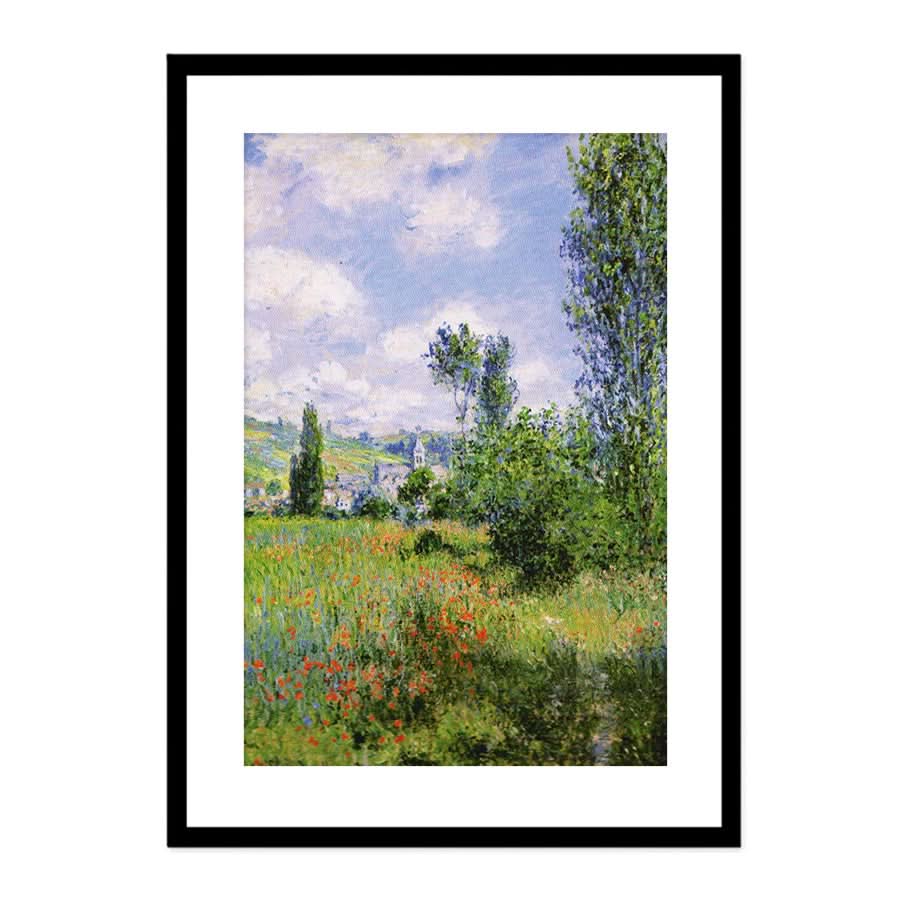 View of Vétheuil by Claude Monet