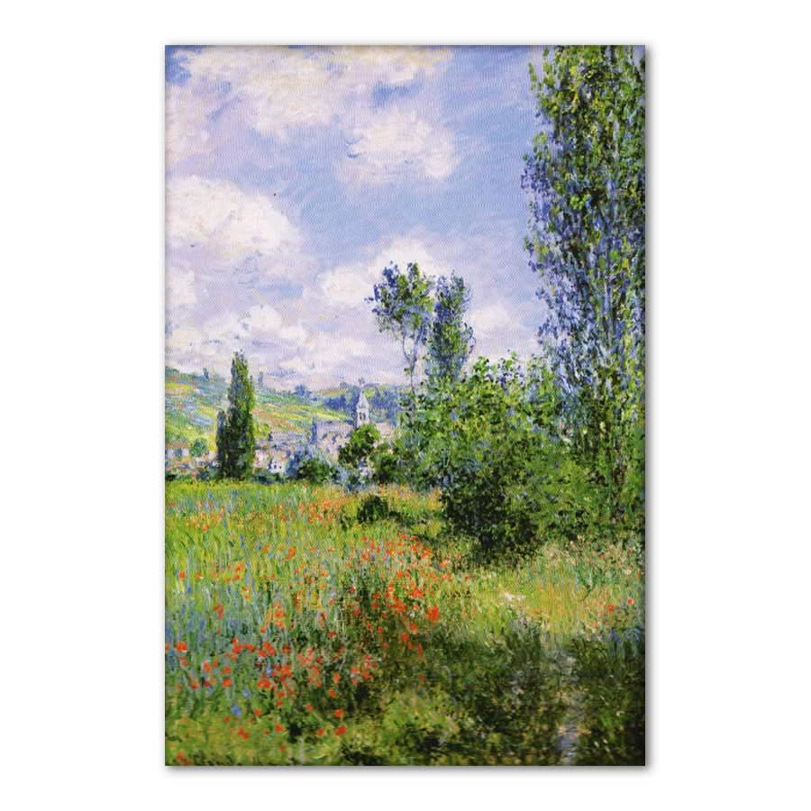 View of Vétheuil by Claude Monet