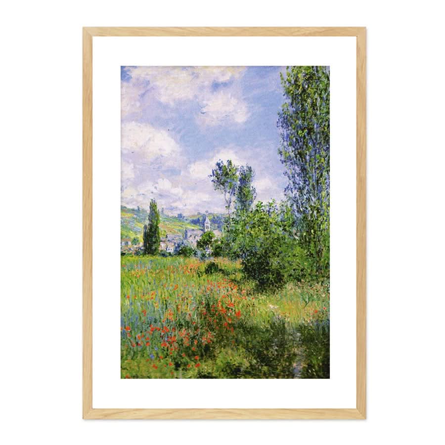 View of Vétheuil by Claude Monet